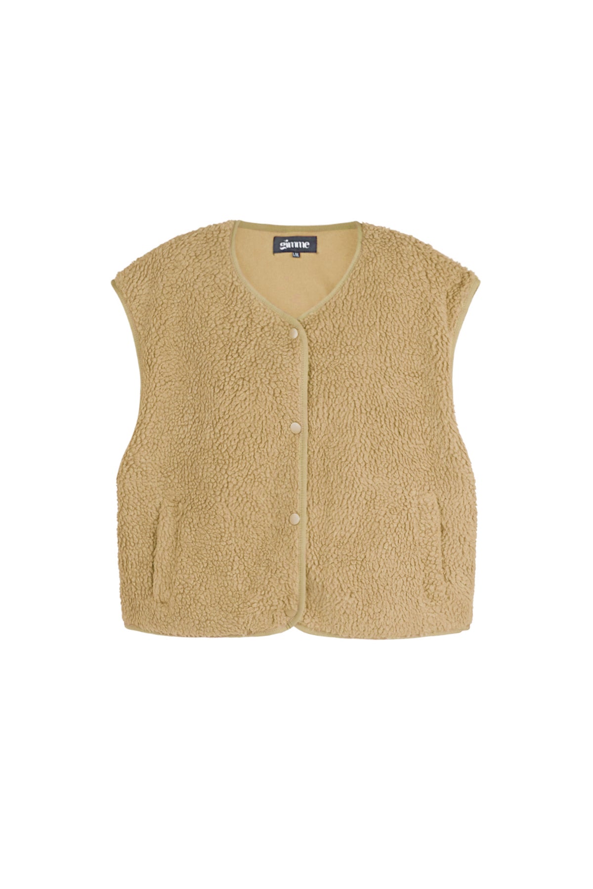 Woven Polyester Fiber Women's Vest Casual Solid Color Fall/Winter