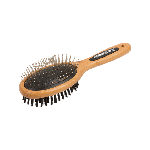 natural bamboo two sided brush for dogs and cats-0