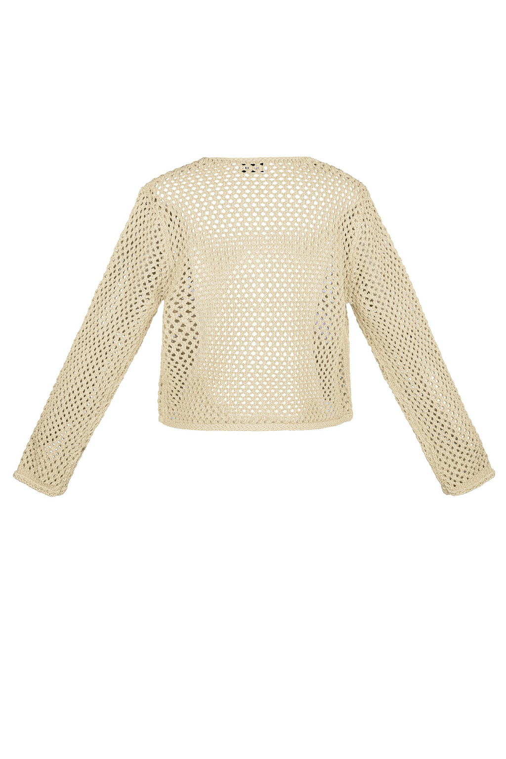 Knitted Polyester Women's Cardigan Open Front Crochet Pattern