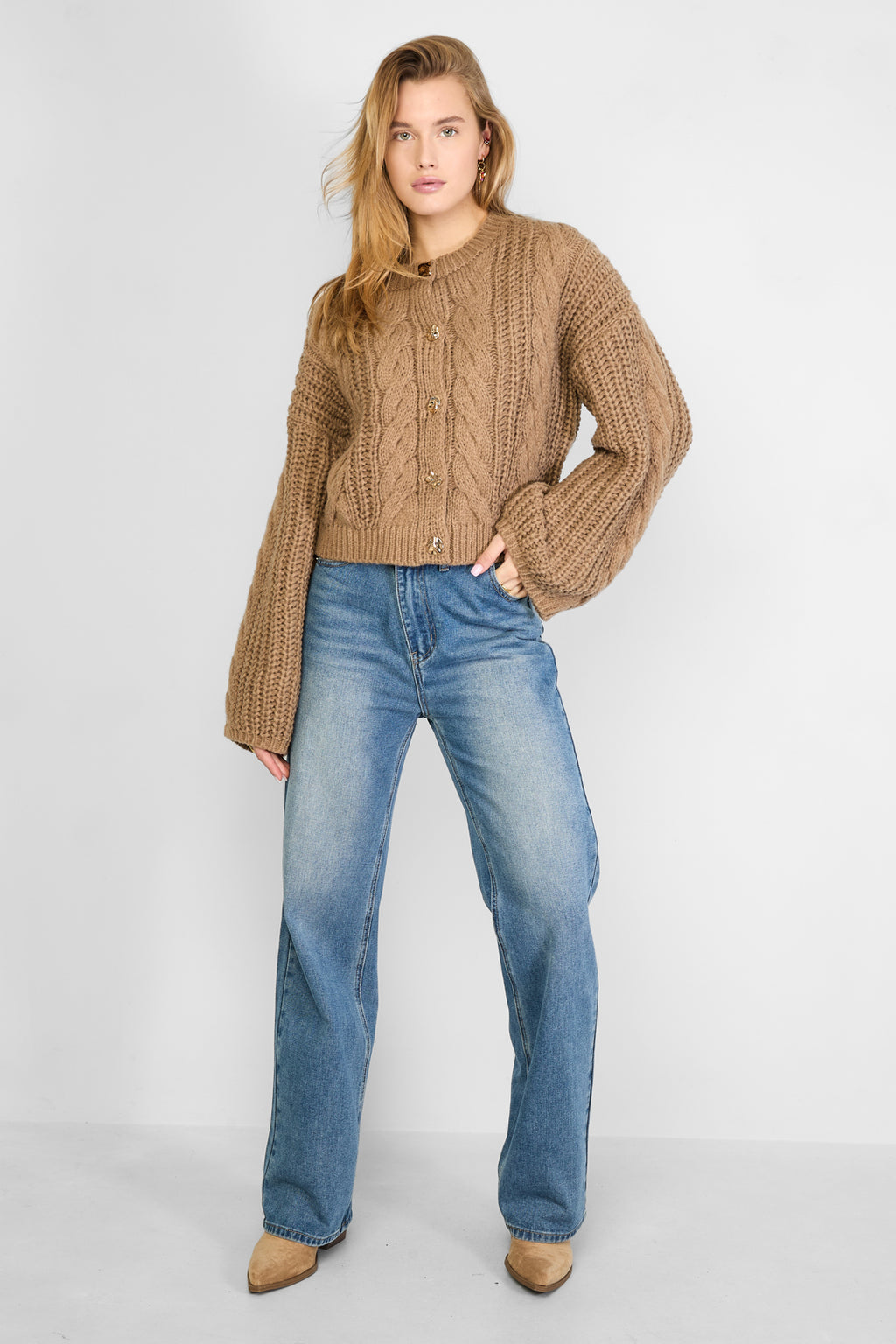 Cable Cardigan
