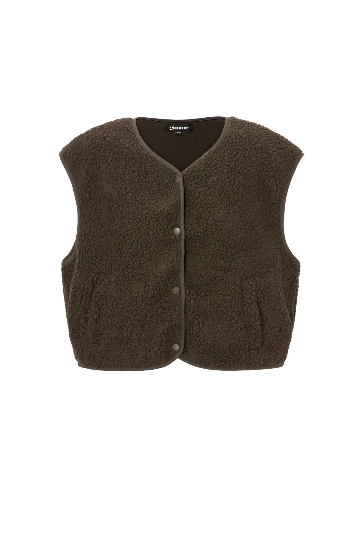 Woven Polyester Fiber Women's Vest Casual Solid Color Fall/Winter
