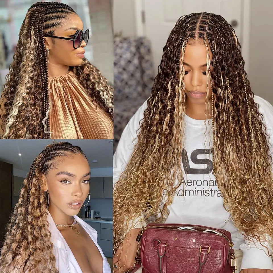 Deep Wave Human Braiding Hair Bulk Extensions