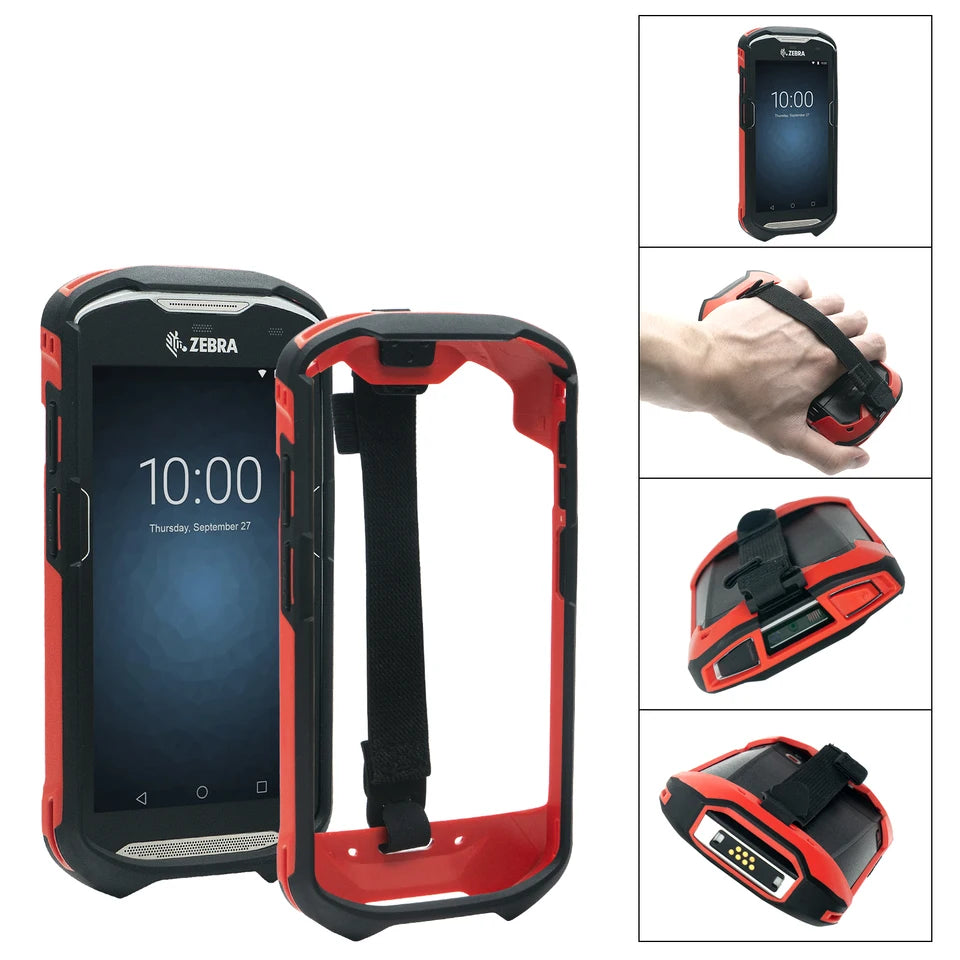 Multicolor Protective Case with Handstrap for Zebra Devices