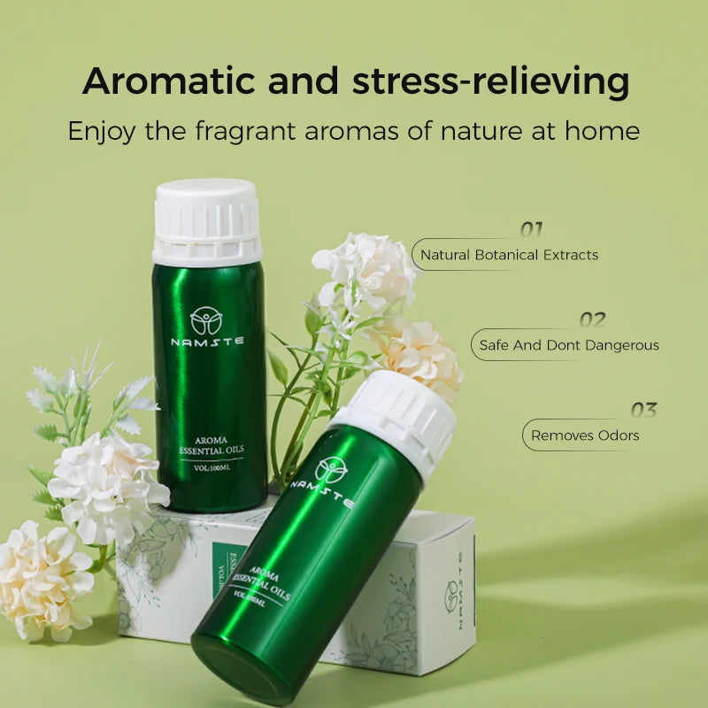 100ML Pure Plant Aroma Diffuser Essential Oil