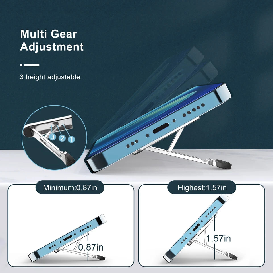 Portable Laptop Stand Invisible Adhesive Non Slip Design