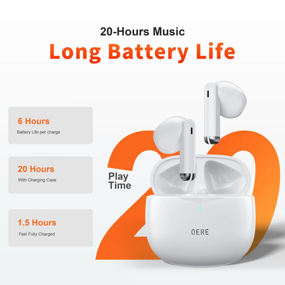 Wireless Bluetooth Earphones TWS 5.3 Noise Cancelling