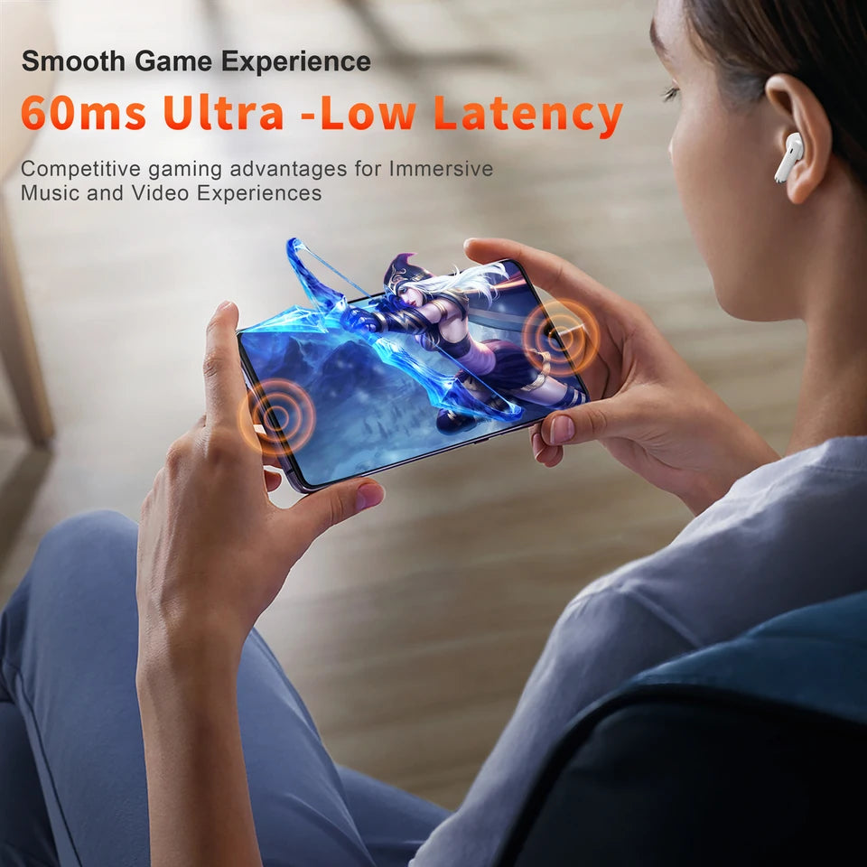Wireless Bluetooth Earphones TWS 5.3 Noise Cancelling