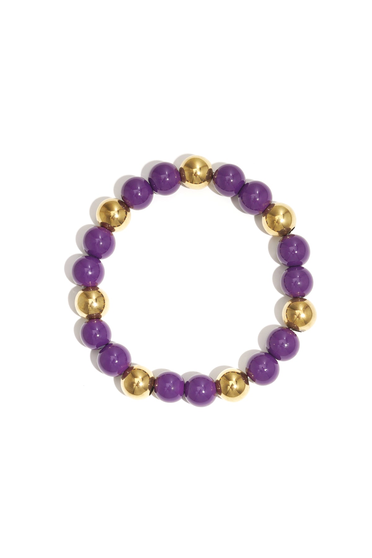 Acrylic Beaded Bracelets Beads Casual Daily Simple Series Women's jewelry-10mm