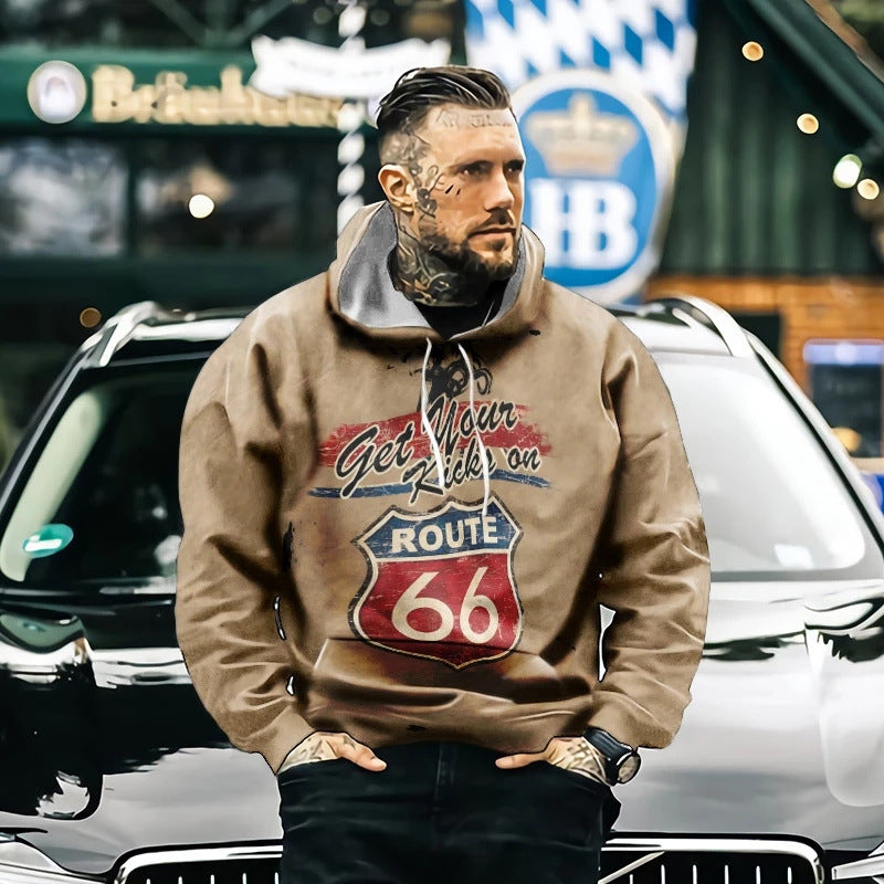 3D Printed Hoodie Jacket Street Pullover
