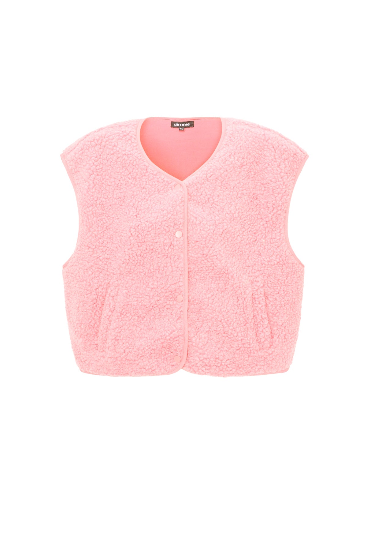 Woven Polyester Fiber Women's Vest Casual Solid Color Fall/Winter
